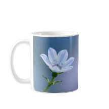 Caneca Floral Azul