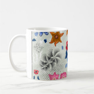 De Café Caneca Floral Colorida