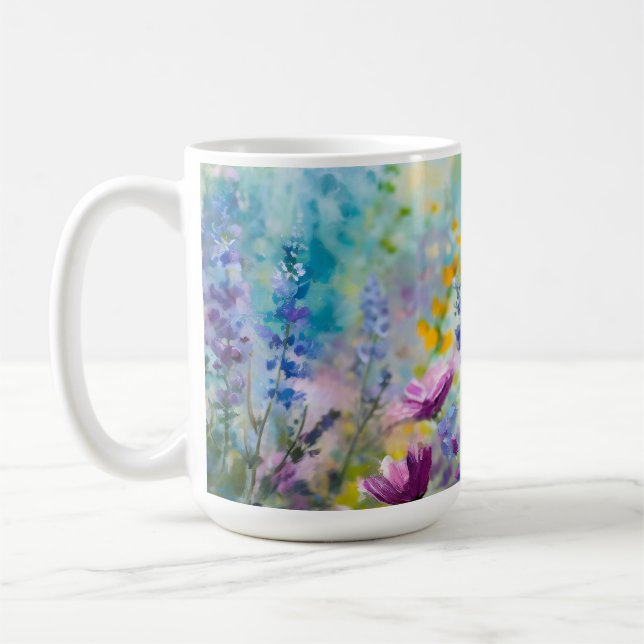 De Café Caneca Floral Exuberante (Esquerda)