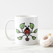 Caneca Floral Joaninha