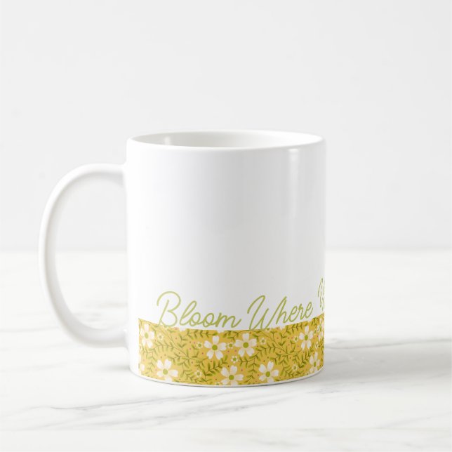 De Café Caneca Floral Margarida Onde Você Está | Presente  (Esquerda)
