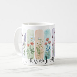 De Café Caneca Floral Minha Alma Está Bem