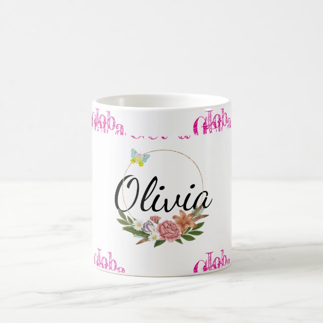 De Café Caneca Floral Olivia - Arrume um Emprego (Centro)