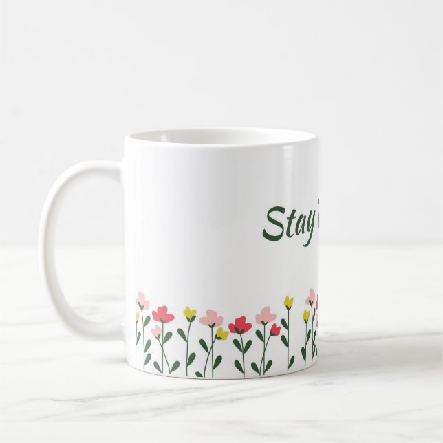 De Café Caneca Floral Primavera em Flor (Esquerda)