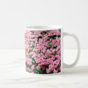 De Café Caneca floral rosa