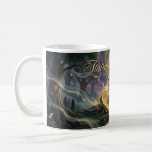 De Café Caneca Floresta Sonho Escadaria Dourada para o Céu