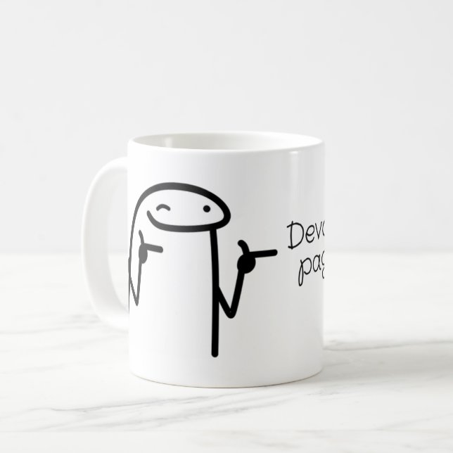 De Café caneca flork  (Frente Esquerda)