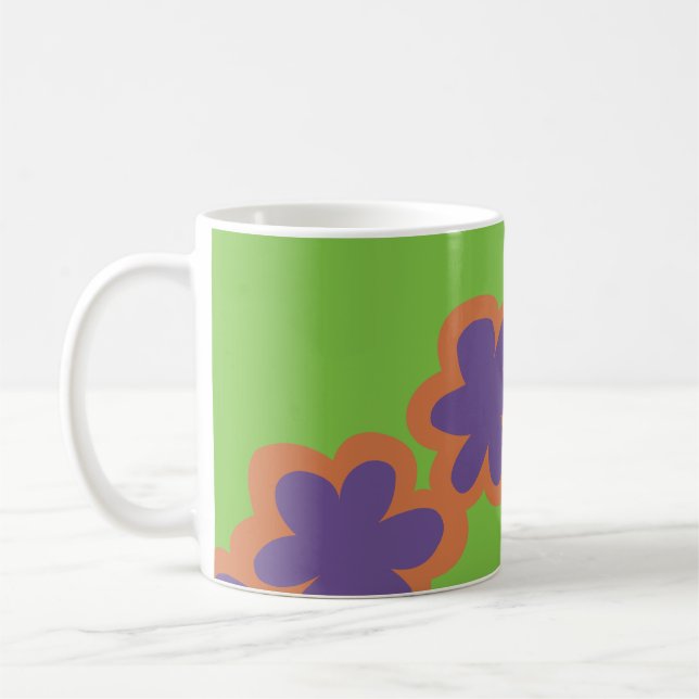De Café Caneca Flower Power (Esquerda)