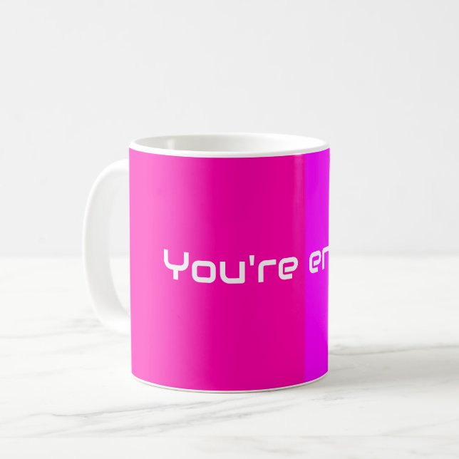 De Café caneca fofa! (Frente Esquerda)