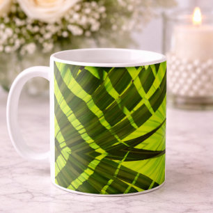 De Café Caneca Folha Verde Tropical Estilo Inspirado na Na