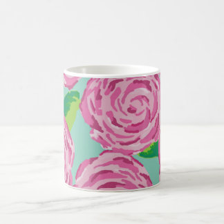 De Café Caneca formal do impressão floral