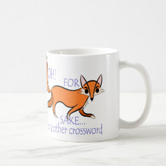De Café Caneca Foxy das palavras cruzadas do provérbio