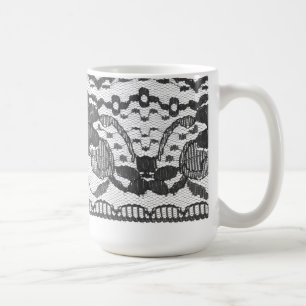 De Café Caneca francesa do laço do vintage