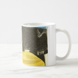 De Café caneca fumegante