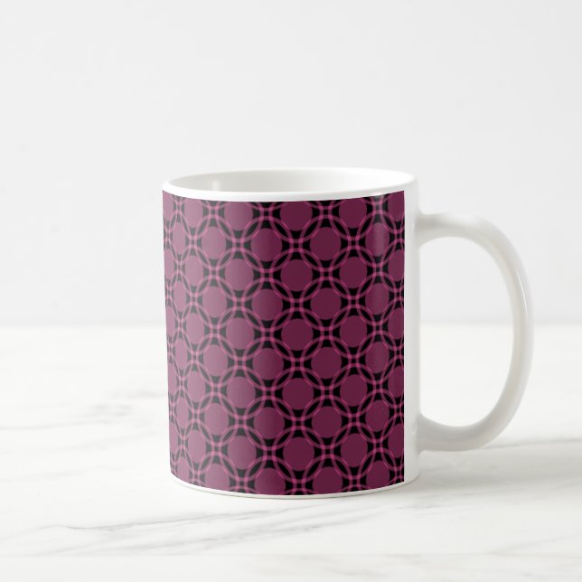 De Café Caneca Funk Circle, Fuchsia (Direita)