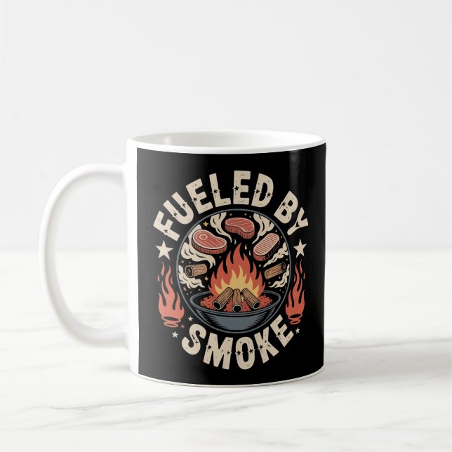 De Café Caneca Funny Pitmaster BBQ Fueled By Smoke (Esquerda)
