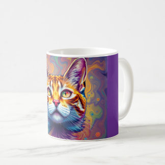 De Café Caneca Fuzzy Cat Clássico