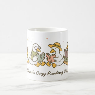 De Café Caneca Ganso Leitura Fofa