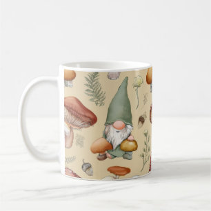 De Café Caneca Garden Gnome Mushroom Cottagecore