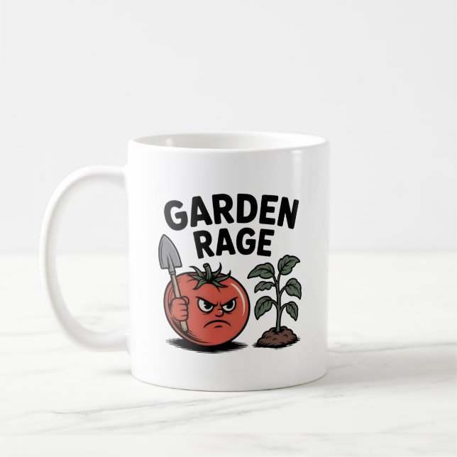 De Café Caneca Garden Rage – Presente Divertido para Jardi (Esquerda)