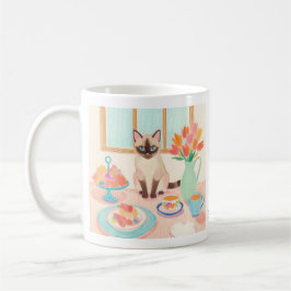 De Café Caneca Gato Siames & Tratamentos Suor