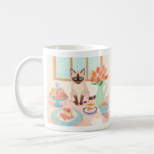 De Café Caneca Gato Siames & Tratamentos Suor