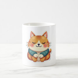 De Café Caneca Gato Sonolenta