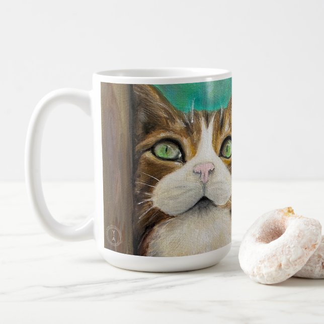 De Café Caneca gatos regem o mundo  (Com Donut)