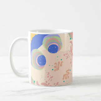 De Café Caneca Geométrica Colorida