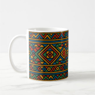 De Café Caneca Geométrica Ndebele Africana