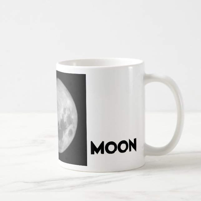 De Café Caneca Gibbous da lua (Direita)