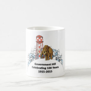 De Café Caneca gigantesca lanoso do monte do governo