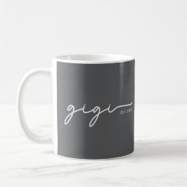 De Café Caneca Gigi É 20XX – Presente Personalizado para A