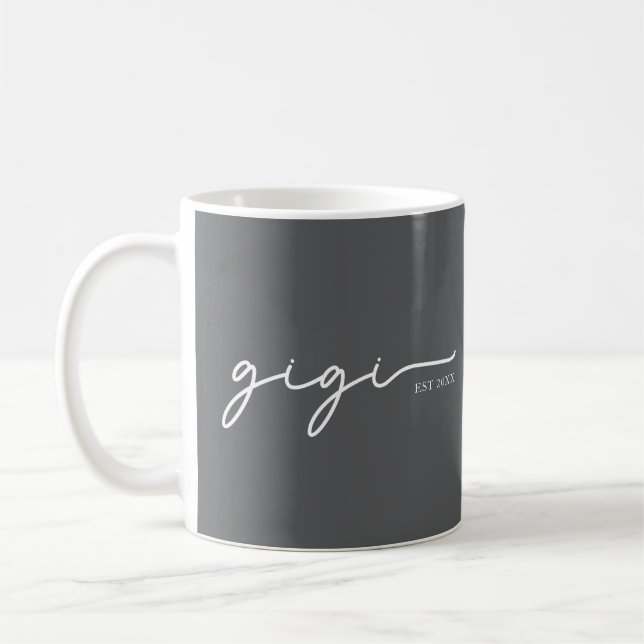 De Café Caneca Gigi É 20XX – Presente Personalizado para A (Esquerda)