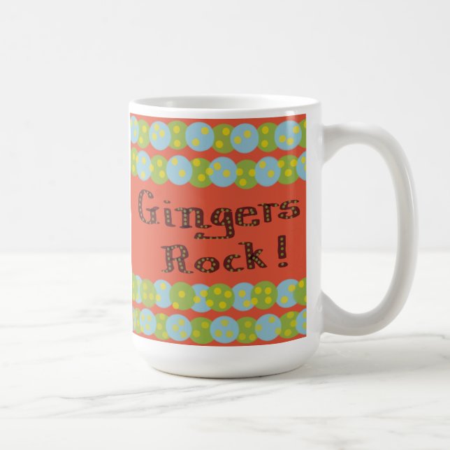 De Café Caneca "Gingers Rock" Fofa (Direita)