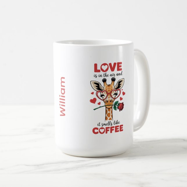 De Café Caneca Giraffe Express Your Love (Frente Esquerda)