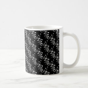 De Café Caneca Glam luxuoso, preto e branco