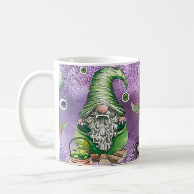 De Café Caneca Gnome Halloween (Esquerda)