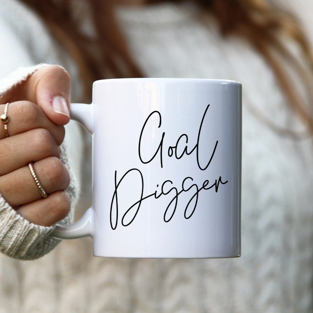 De Café Caneca Goal Digger (Criador carregado)