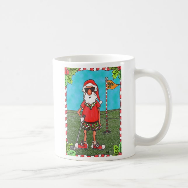 De Café Caneca Golfing do papai noel (Direita)