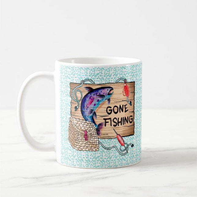 De Café Caneca Gone Fishing (Esquerda)