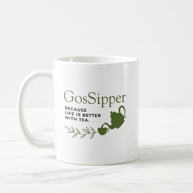 De Café Caneca GosSipper – Caneca Engraçada para Amantes d (Esquerda)