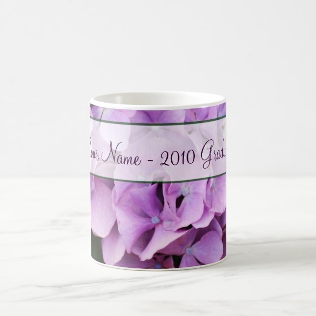 De Café Caneca graduada floral personalizada (Centro)