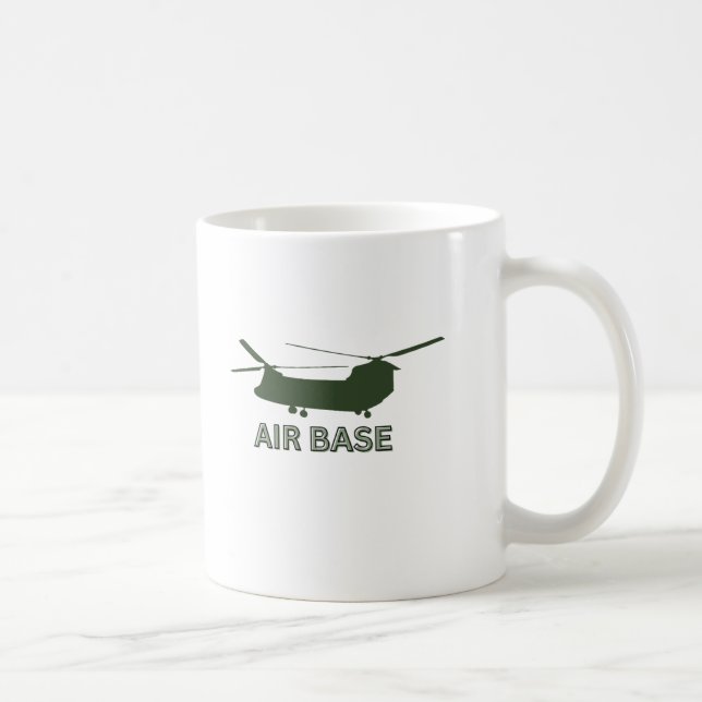 De Café Caneca Gráfica da BASE AÉREA com Espírito Militar (Direita)