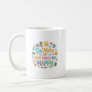 De Café Caneca Gráfica Fofa Vibrações Positivas