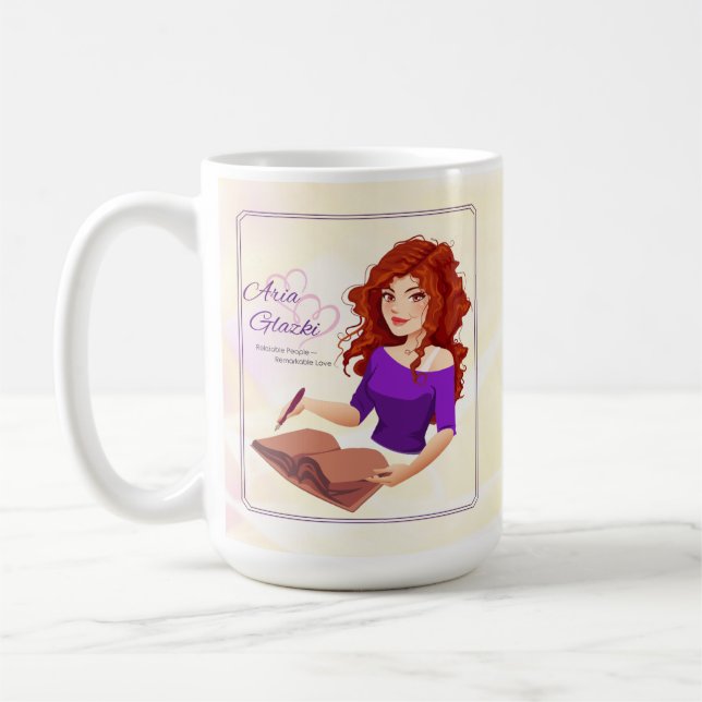 De Café Caneca Grande Aria Glazki (15oz) (Esquerda)