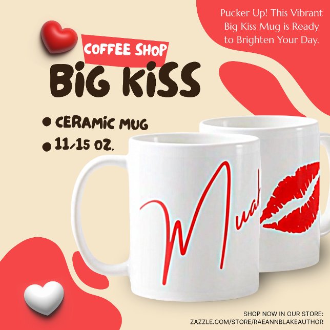 De Café Caneca Grande Beijo (Criador carregado)