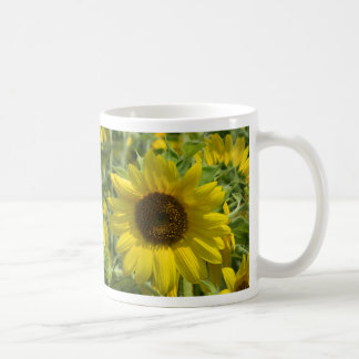 De Café Caneca grande do girassol