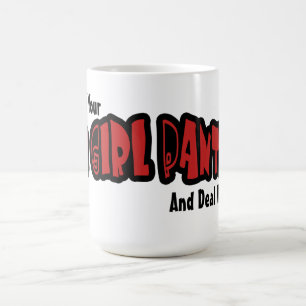 De Café Caneca grande dos calcinhas da menina
