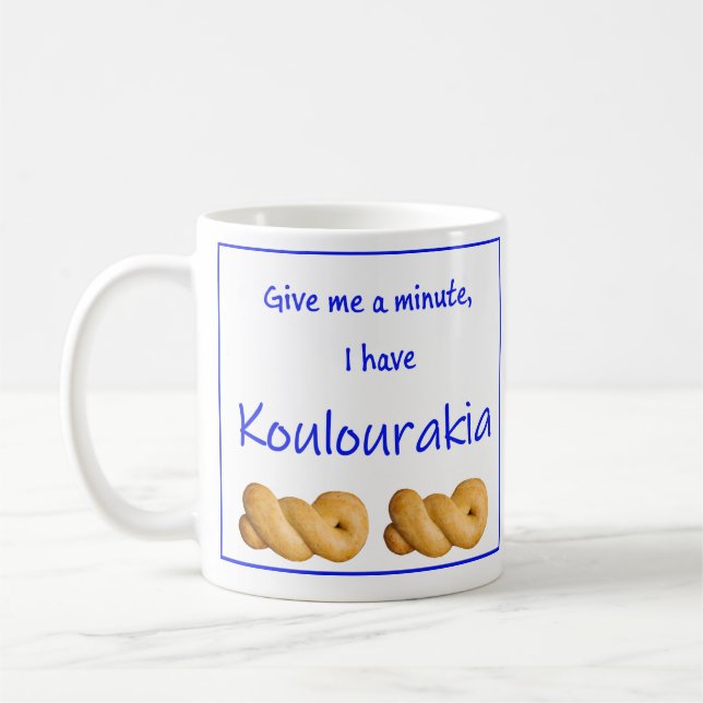 De Café Caneca Grega com Dito Popular (Esquerda)